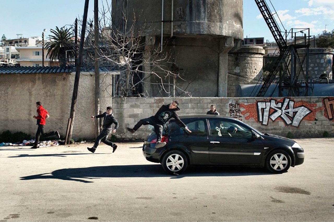 Mostafa El Mouzdahir, a 20-year old from Morocco, hit by a car [Photo: © Alessandro Penso]