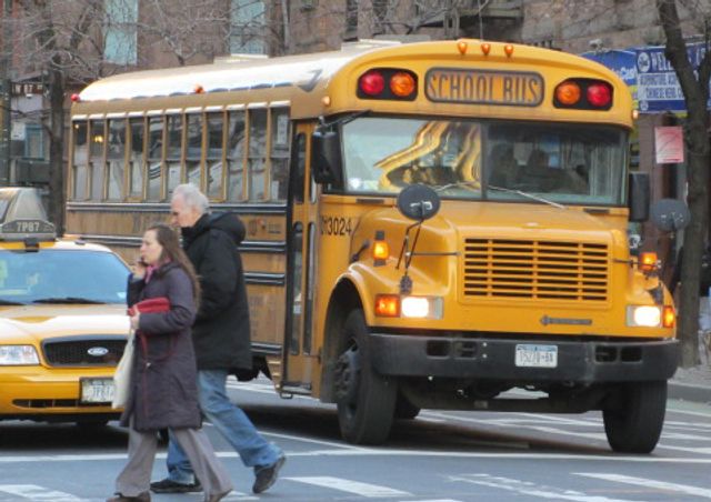 school bus in new york city