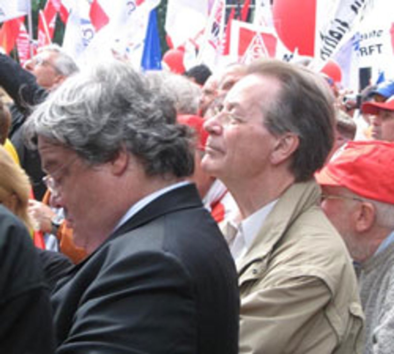 Reinhard Bütikofer und Franz Müntefering