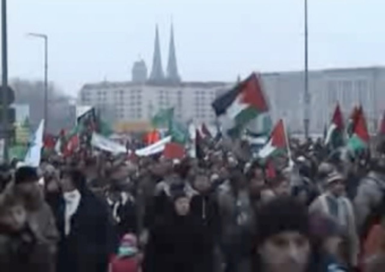 Demonstration gegen die Invasion des Gaza-Streifens (13.01.2009)