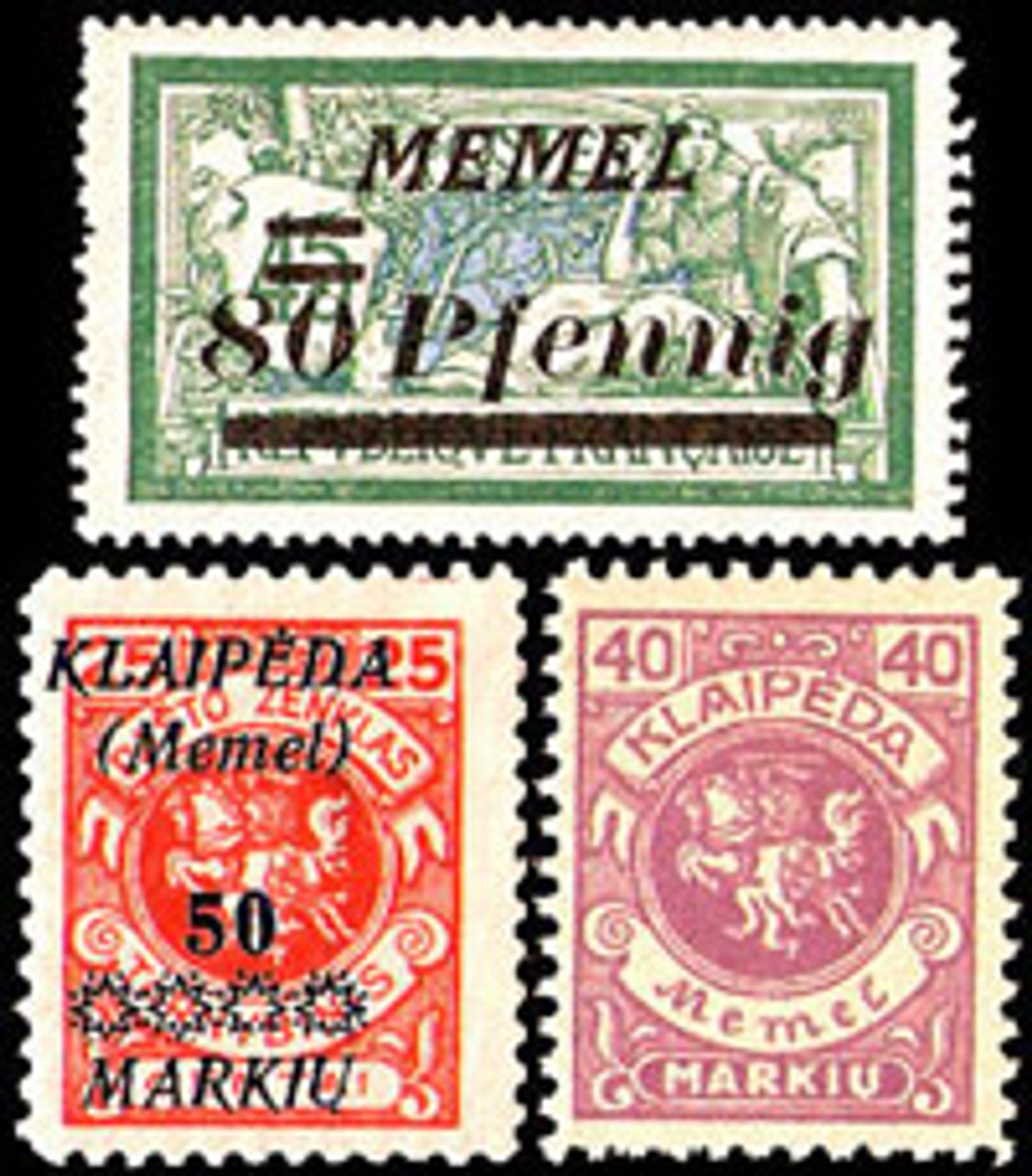 Memel stamps