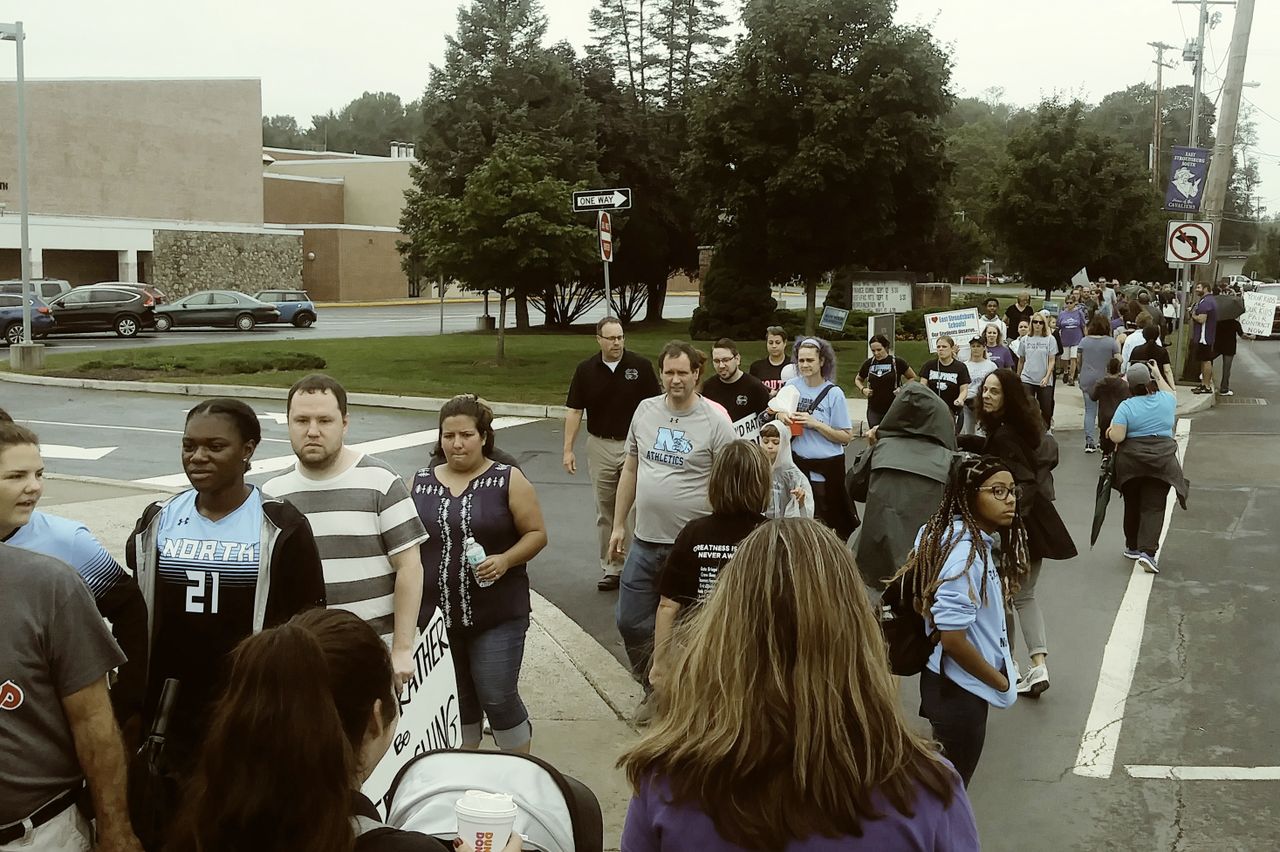 Teacher strike in East Stroudsburg, Pennsylvania wins broad support
