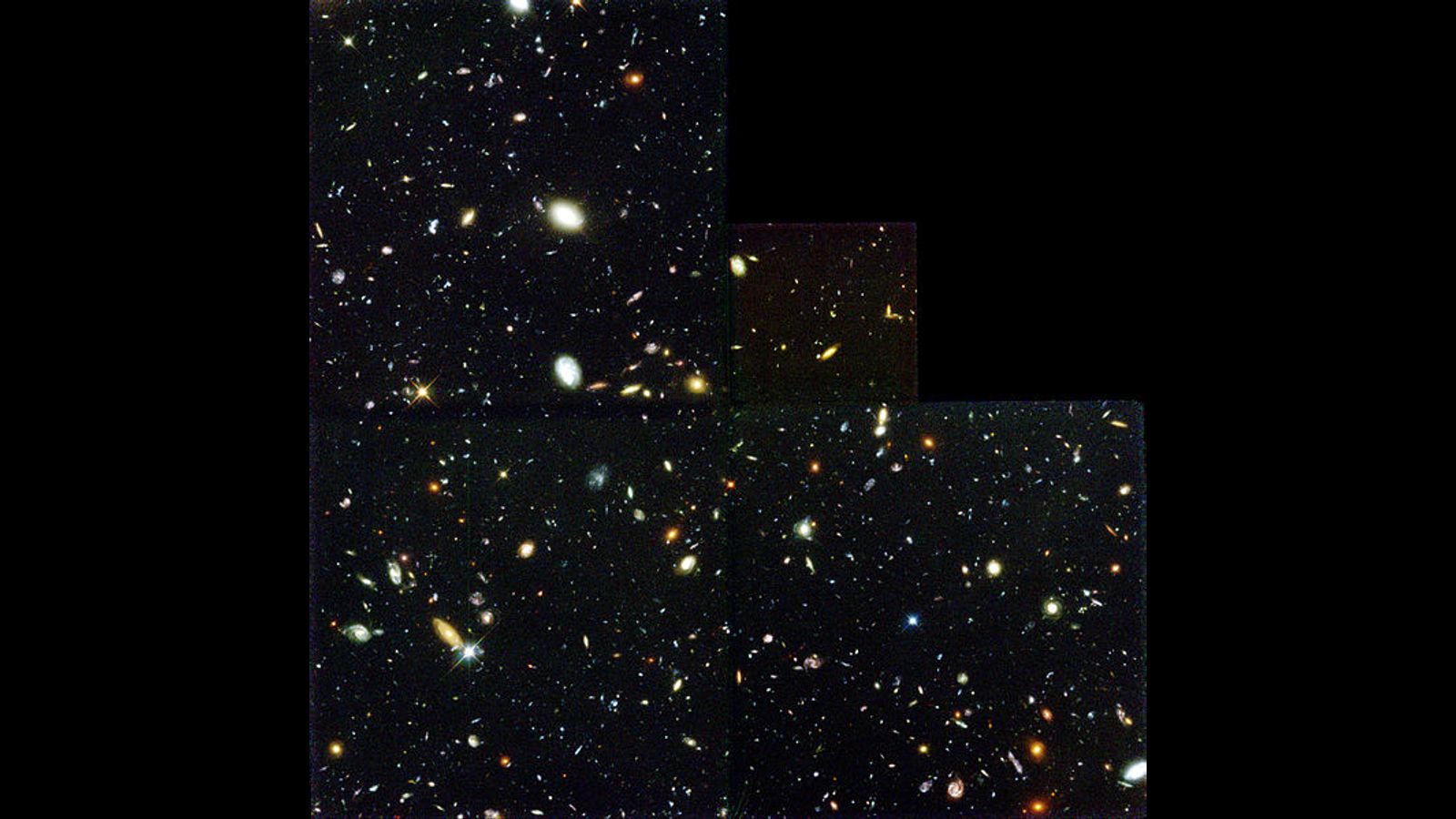 Hubble deep field фото