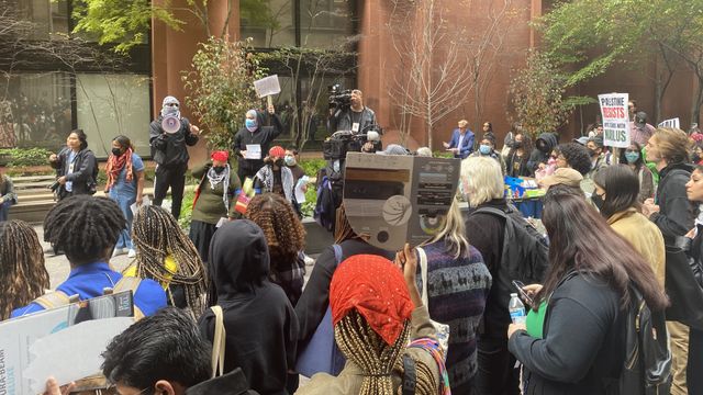 Columbia University students and faculty protest ongoing genocide