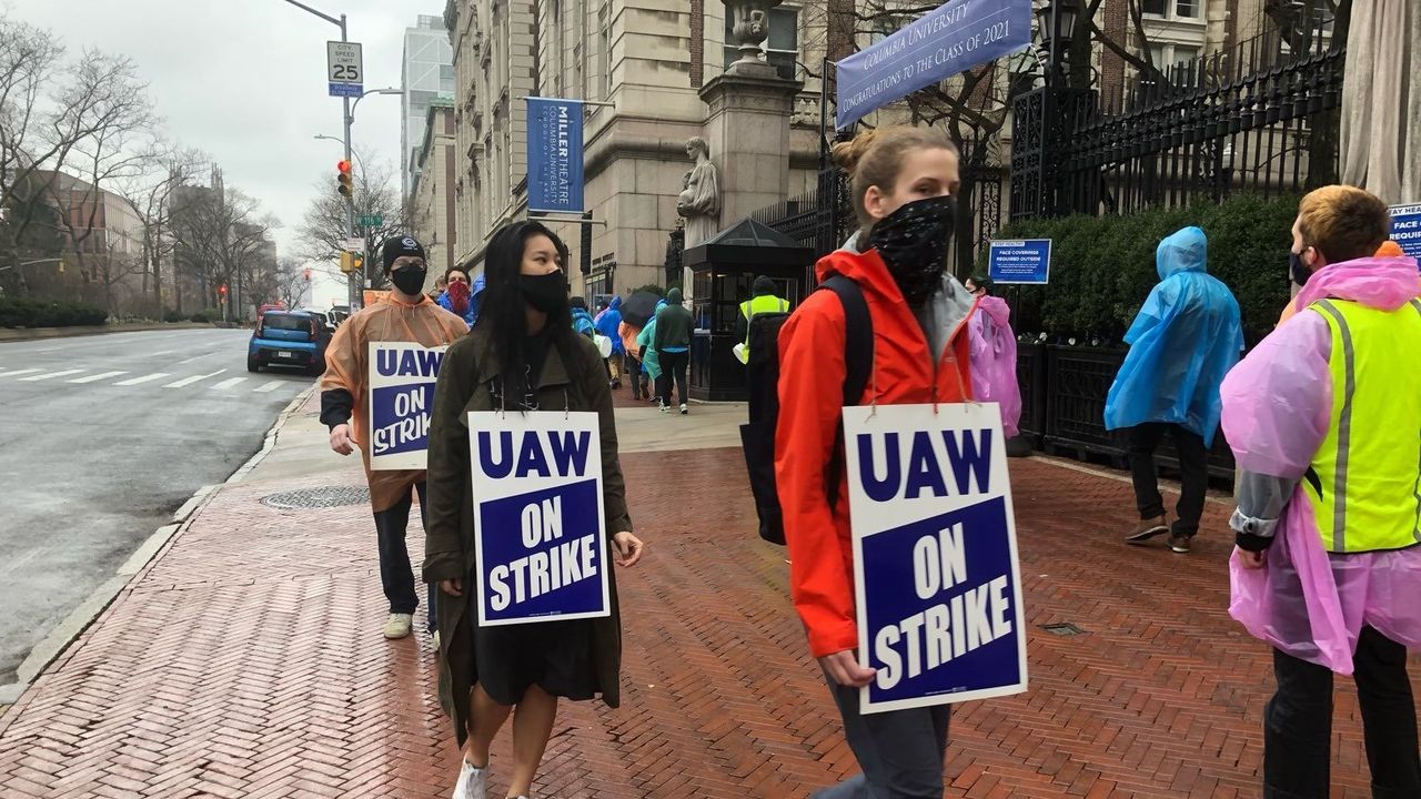 Columbia Graduate Workers Hold The Line, Set To Continue Strike Into ...