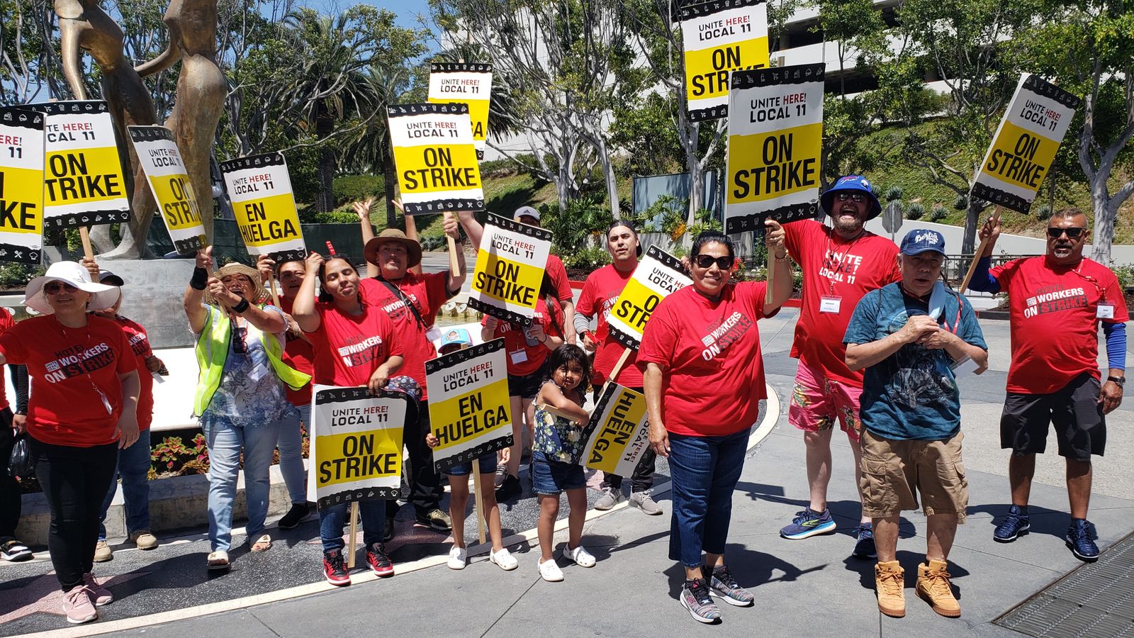 Die Gewerkschaft ruft zu begrenzteren Streiks der Hotelangestellten in Südkalifornien auf