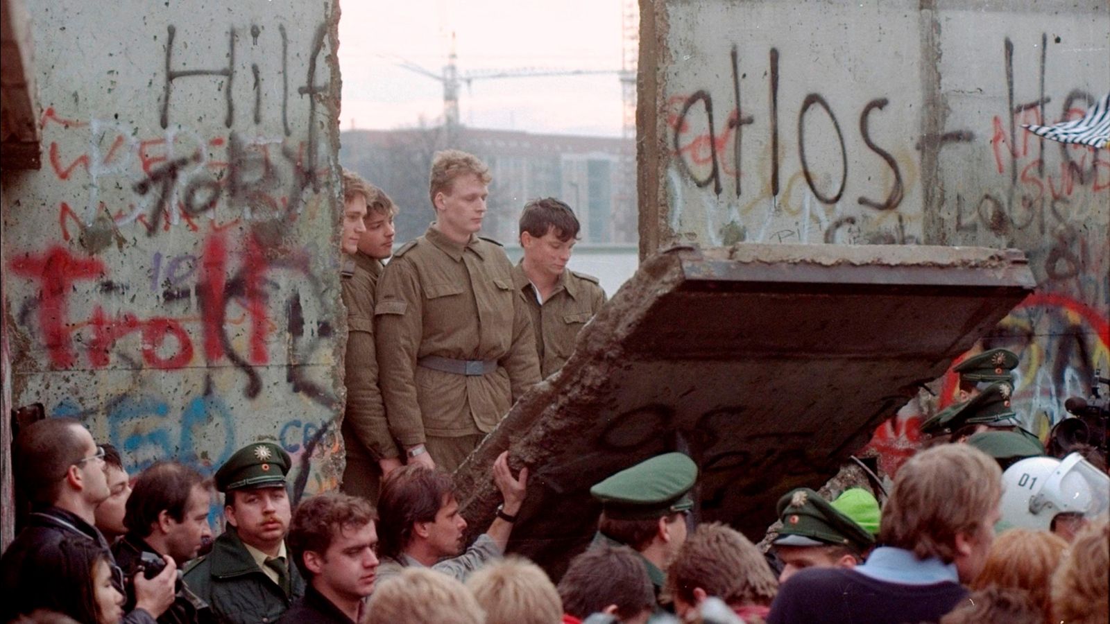 1989 Год падение Берлинской стены
