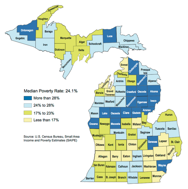 Poverty among Michigan children greater in 2015 than during “Great ...