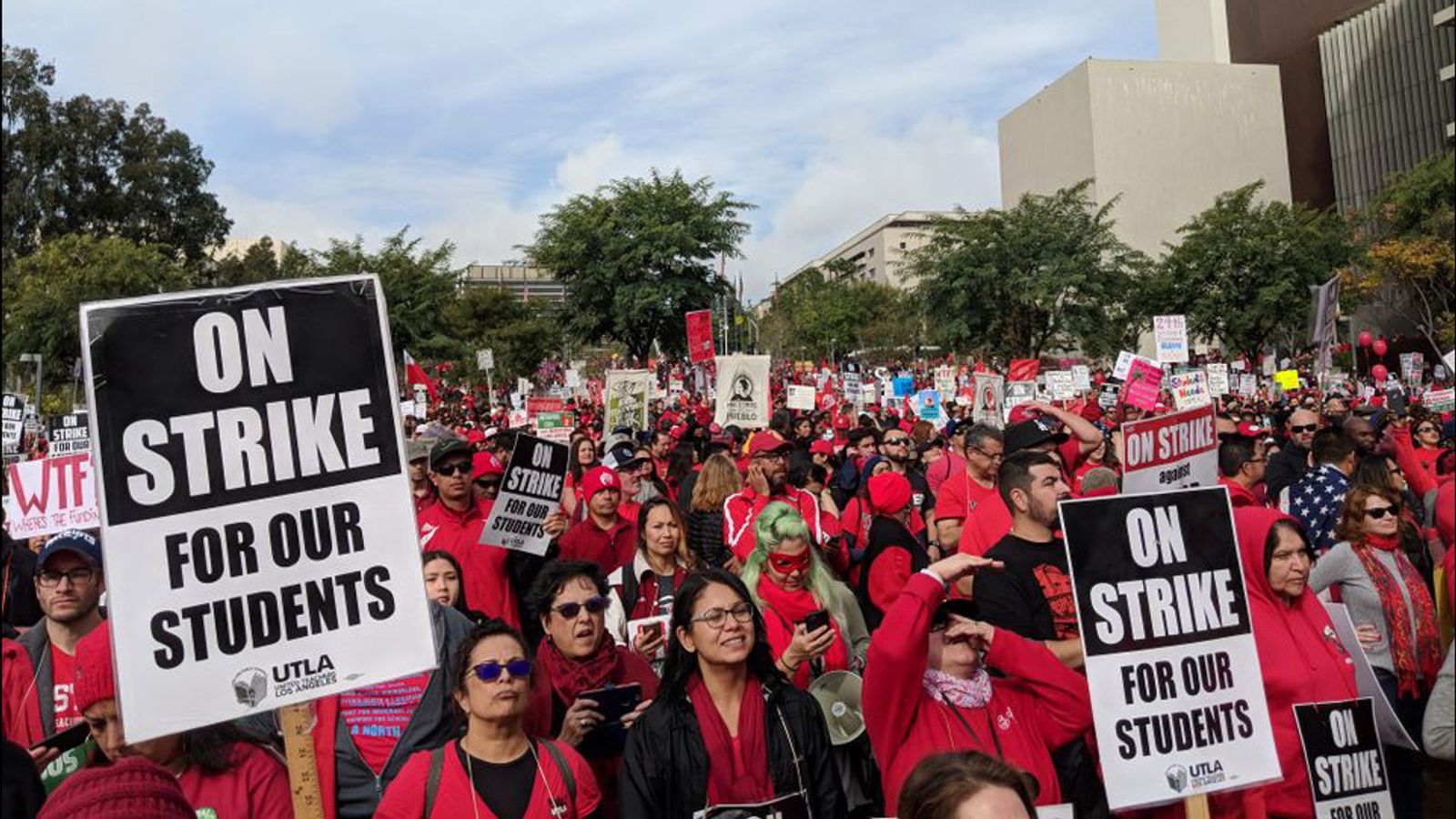 Striking LAUSD teacher “All the issues we were fighting for in our