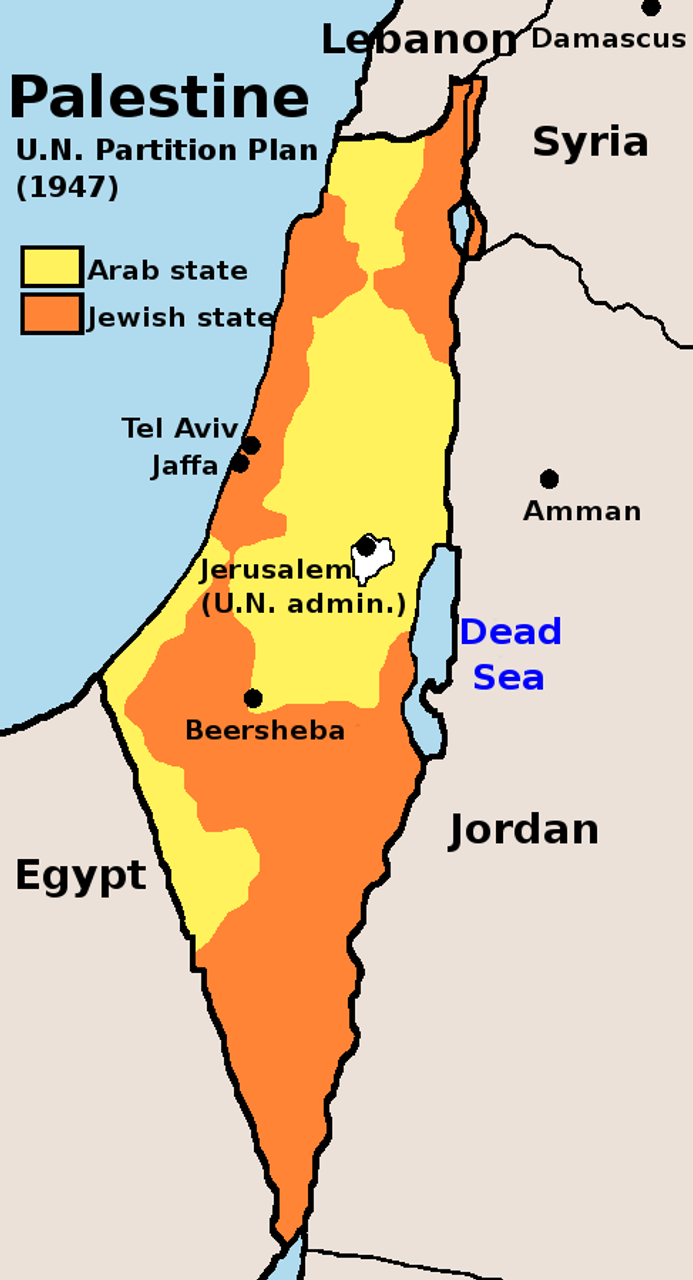 План оон по разделу палестины