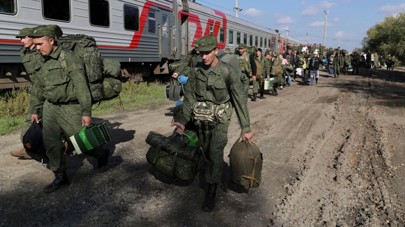 Фото мобилизованных в россии