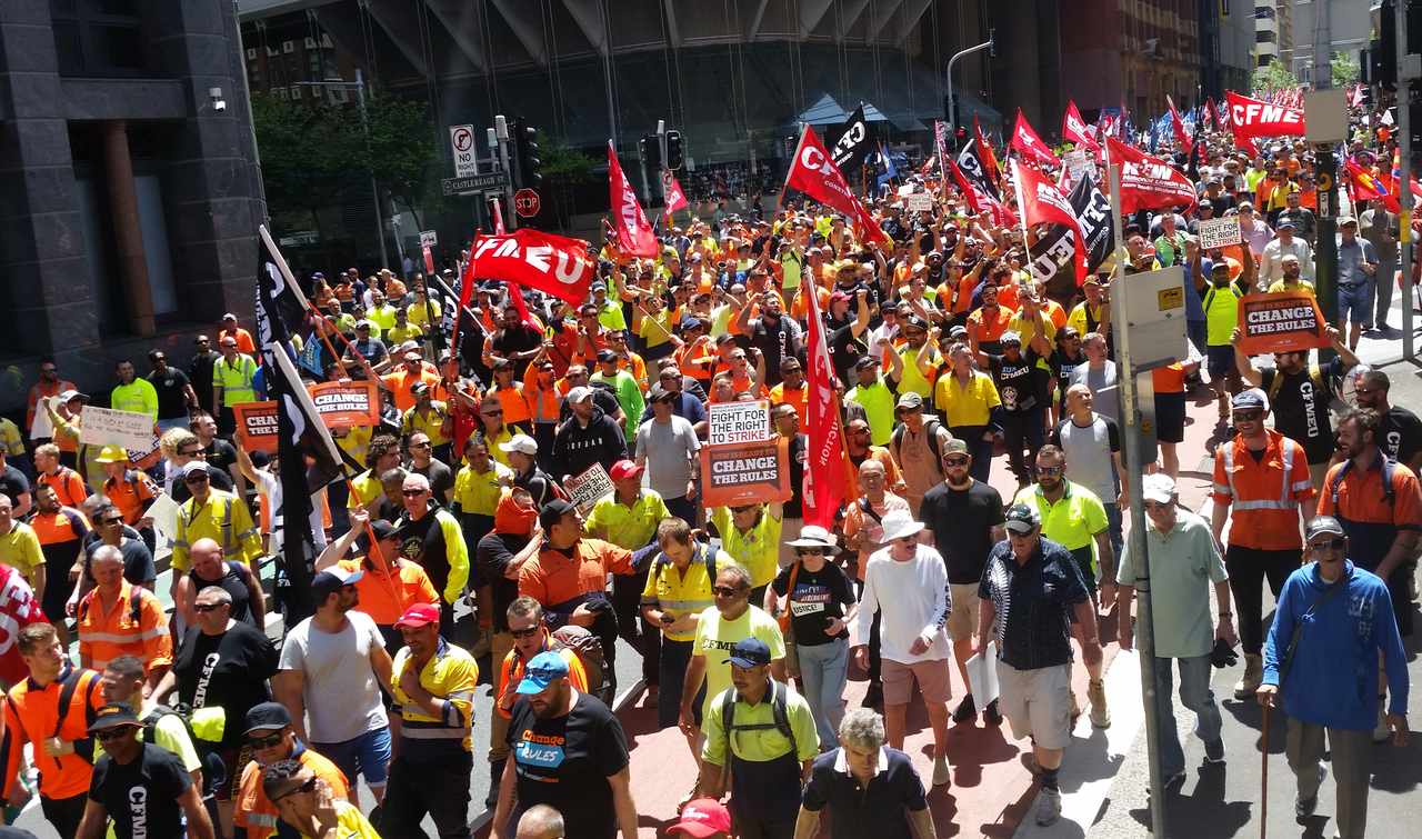 Australia: Over 150,000 Workers Protest Against Assault On Wages And ...