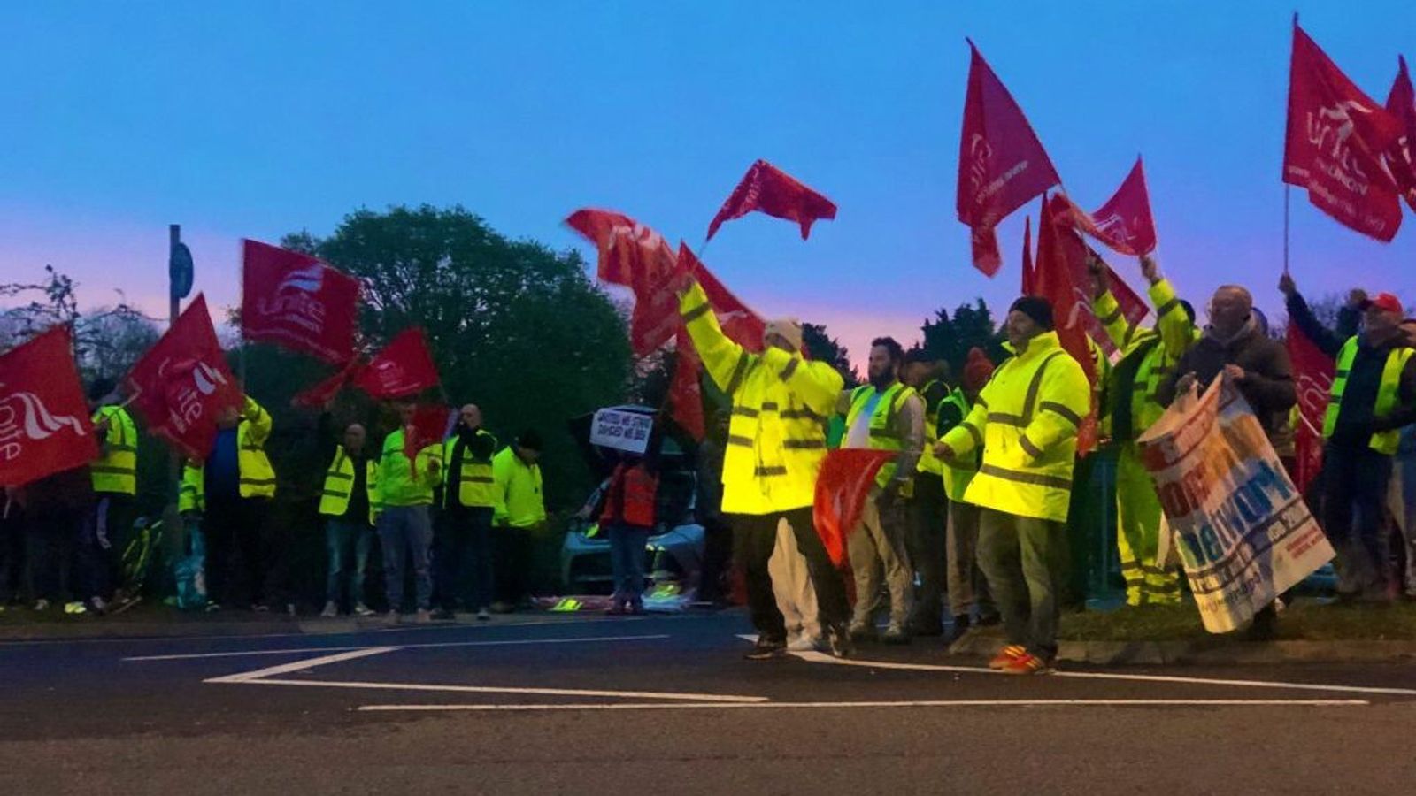 Massive picket lines launch first day of April's targeted strike action –  PCS Union